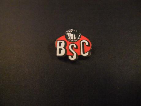 BSC logo met wereldbol onbekende pin, weet iemand dit